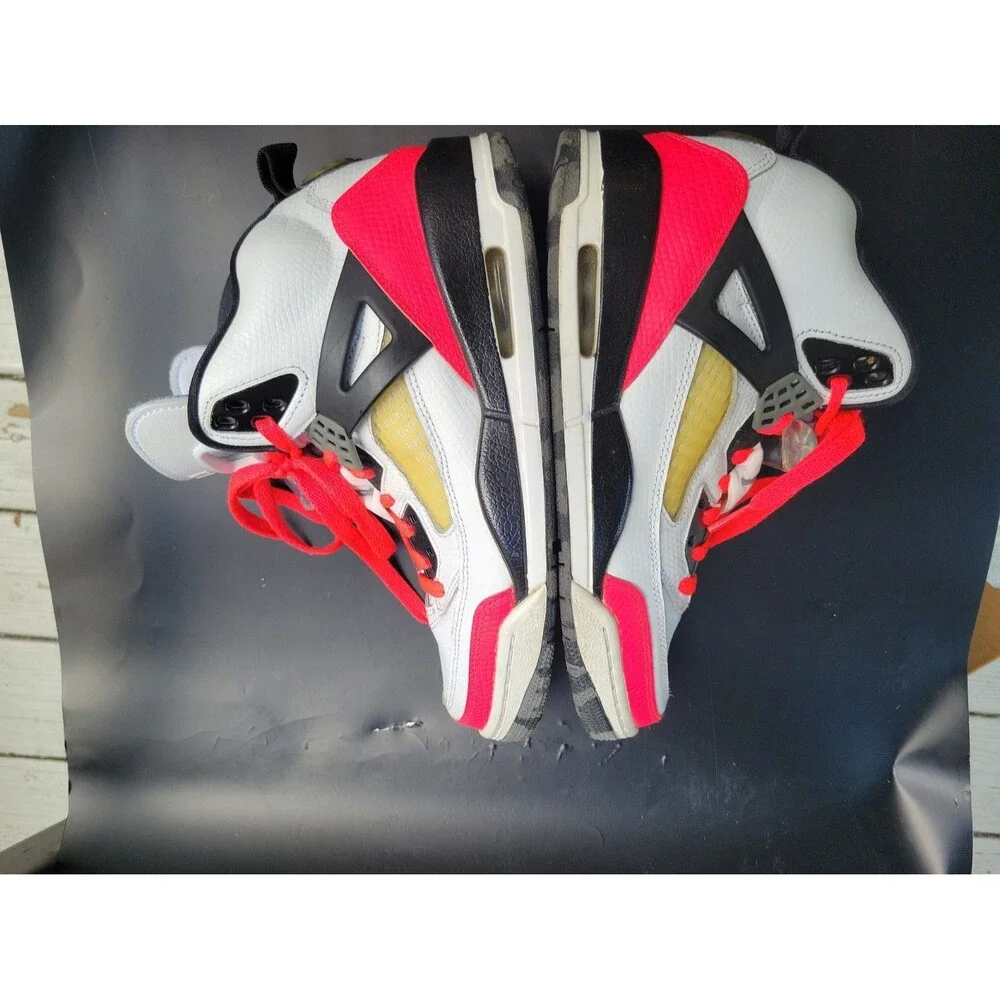 Nike Air Jordan Spizike iD Custom White Red Black 605236-983 Men's Sz 7 2013